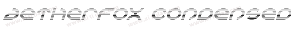 Aetherfox Condensed字体转换
